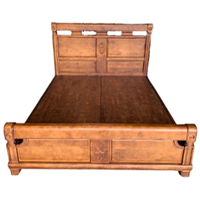 高雄駿喨二手貨家具(二手及全新買賣)---5尺 全實木 雙人床 雙人床架 組合床 床組
