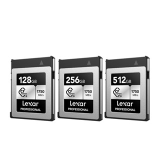 Lexar 雷克沙 CFexpress Type B 128GB 256GB 512GB 1750MB/s 記憶卡 銀