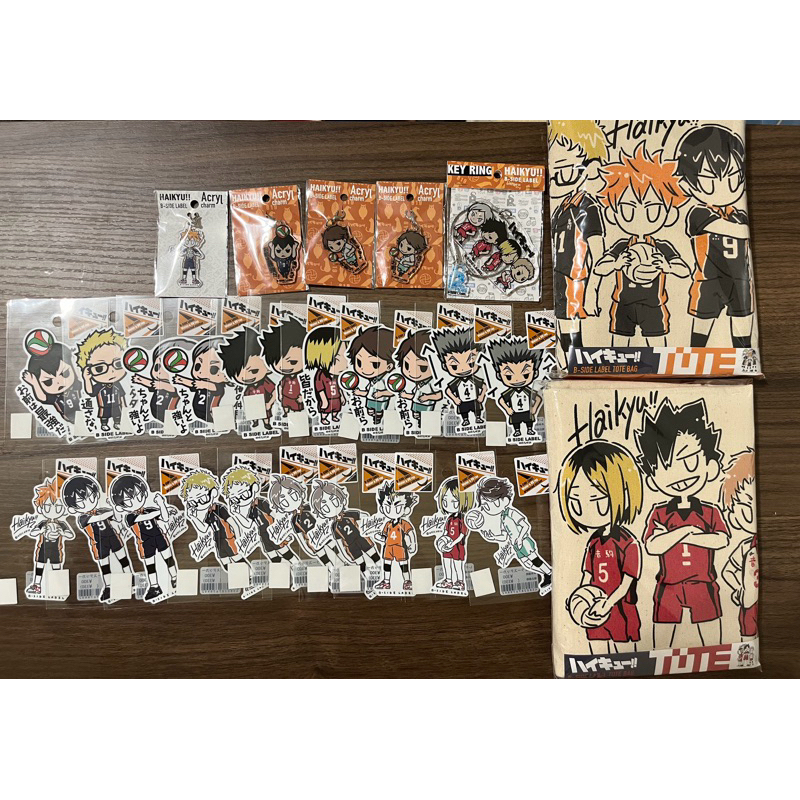 b-side label吊飾 貼紙 鑰匙圈 排球少年 我的英雄學院 咒術迴戰 伏黑惠 宿儺扭蛋
