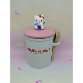 hello kitty 1998年陶瓷密封罐附湯匙