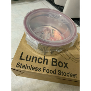 愛佳寶 保鮮盒 不銹鋼 304 圓形 餐盒 lunch box 600ml