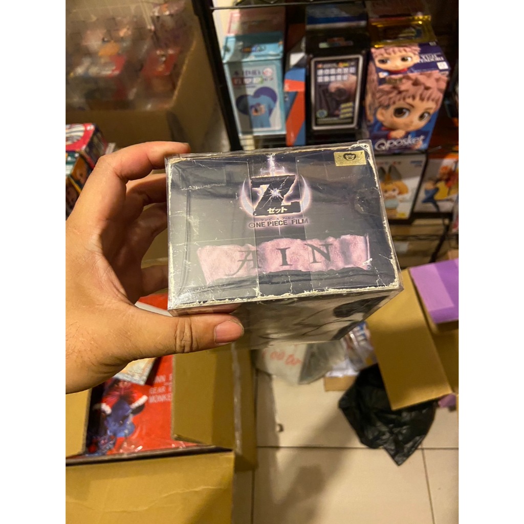 日版 金證 標準盒 海賊王 劇場版 AIN FILM Z DXF Vol.1 艾因 夾物 盒損