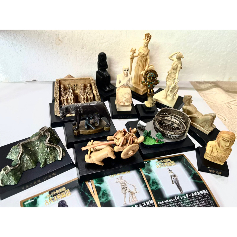 海洋堂 古代文明 UHA 味覺糖 盒玩 食玩 扭蛋 轉蛋 埃及 大英博物館 古文明 世界神話 神像 週邊 公仔 模型