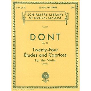 【599免運費】Dont-24 Exercises&Caprices Op 35 (Violin) HL50258080