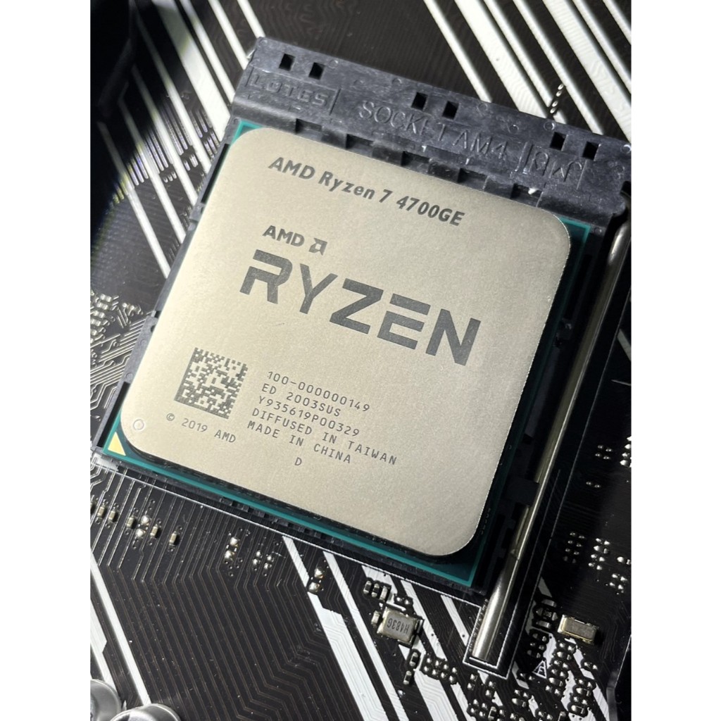 可刷卡分期 超高性價比 AMD AM4 Ryzen 7 - 4700GE 贈原廠散熱器