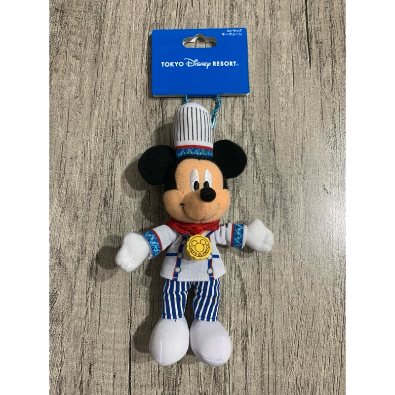 東京迪士尼樂園 Tokyo Disney Resort 大使大飯店限定 小小廚師 迷你 米奇 玩偶 珠鏈 吊飾