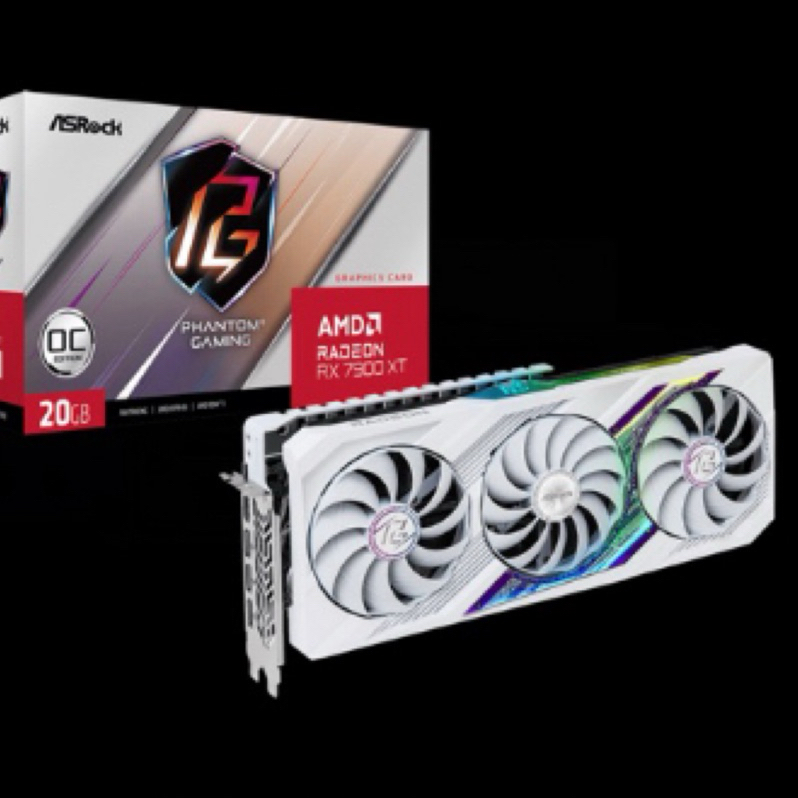 AMD Radeon RX 7900 XT Phantom Gaming白20GB OC 起標4900售價三萬特價