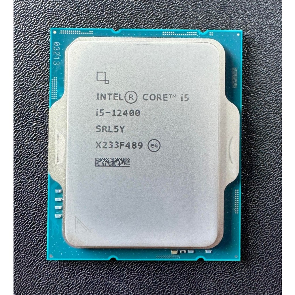 【Intel英特爾】i5-12400 處理器CPU 6核12緒 LGA1700 保固內 含風扇 二手商品 $4000