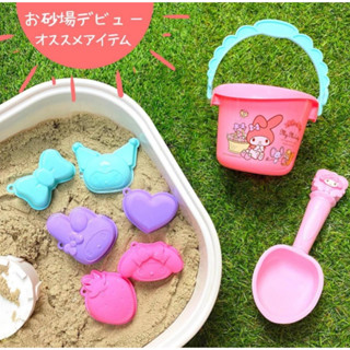 【快樂童年精品】日本進口正版授權~Sanrio 三麗鷗美樂蒂造型玩水 玩沙 小水桶(無附玩沙模型組)