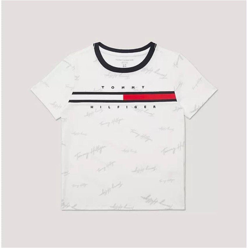 Tommy Hilfiger 男童經典草寫滿版t-shirts