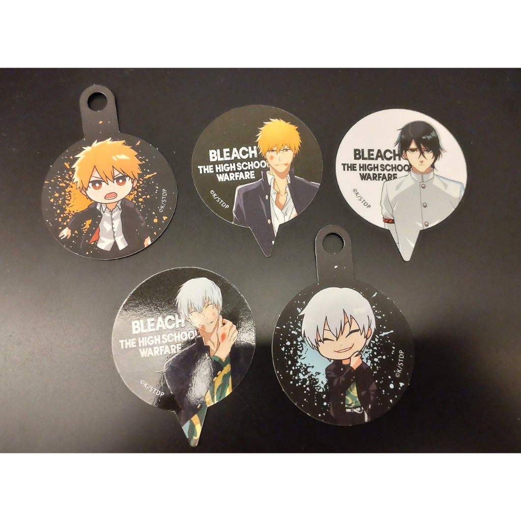 【出清】BLEACH死神動畫20周年紀念日本橫濱地標塔限定CAFE特典 護廷高校星十字學園黑崎一護烏魯奇奧拉市丸銀