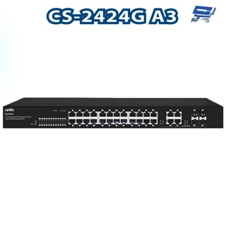昌運監視器 CS-2424G A3 4埠Combo Gigabit + 24埠管理型網路交換器