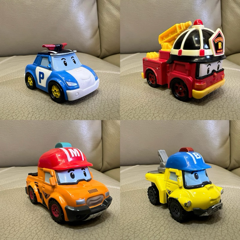 二手【POLI】波力 警車 合金 玩具車 救援隊 小車子 救援小英雄