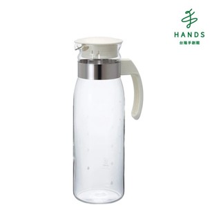 【HARIO】日本製耐熱玻璃冷水壺1400ml/RPLN-14-OW(白色)｜臺隆手創館