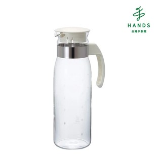 【HARIO】日本製耐熱玻璃冷水壺1400ml/RPLN-14-OW(白色)｜台隆手創館