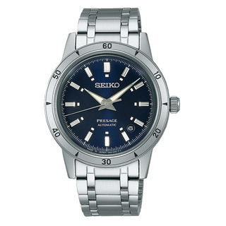 SEIKO精工Presage Style60's 復古風機械腕錶4R35-06H0B (SRPL07J1) 藍SK015