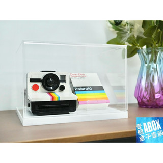 【ABOX在臺自產自銷】高透光壓克力LEGO 21345 Polaroid SX-70 拍立得滑門 防塵盒 展示盒