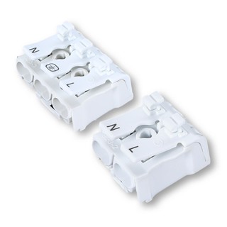 【100入裝】青禾坊 插拔式2P/插拔式3P電線連接器 電線連接器/快速接頭/接線端子/快接頭/電火布