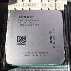 AMD FX-8320E AM3+/4核心處理器CPU 堆土機95W省電版| 附原廠散熱風扇 |  二手過保