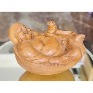 黃楊木 木雕元彌樂 彌勒佛 財源滾滾 手工雕刻品 木雕藝品 彌勒佛雕像 藝術收藏 黃楊木雕 黃楊木雕刻品 木雕擺件 木雕