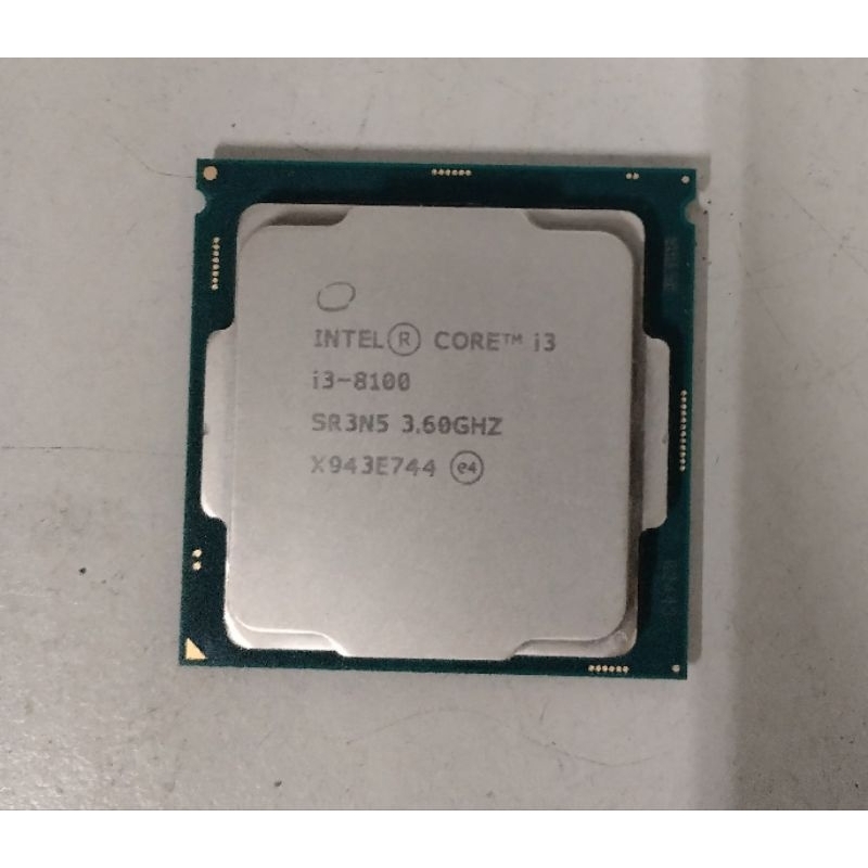 //二手良品// Intel Core™ i3八代 1151腳位 CPU i3-8100