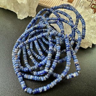 小極品-藍紋石 復古色 小盤珠【4-4.2mm+】(單圈)盤珠ღ手珠手鍊DIY串珠隔珠項鍊• 點點水晶