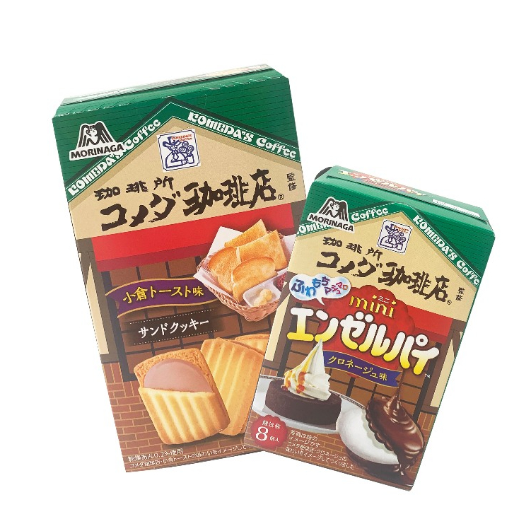 日本 MORINAGA 森永x客美多 可可風味棉花糖夾心蛋糕 小倉吐司紅豆夾心餅 夾心餅乾 巧克力派 季節限定