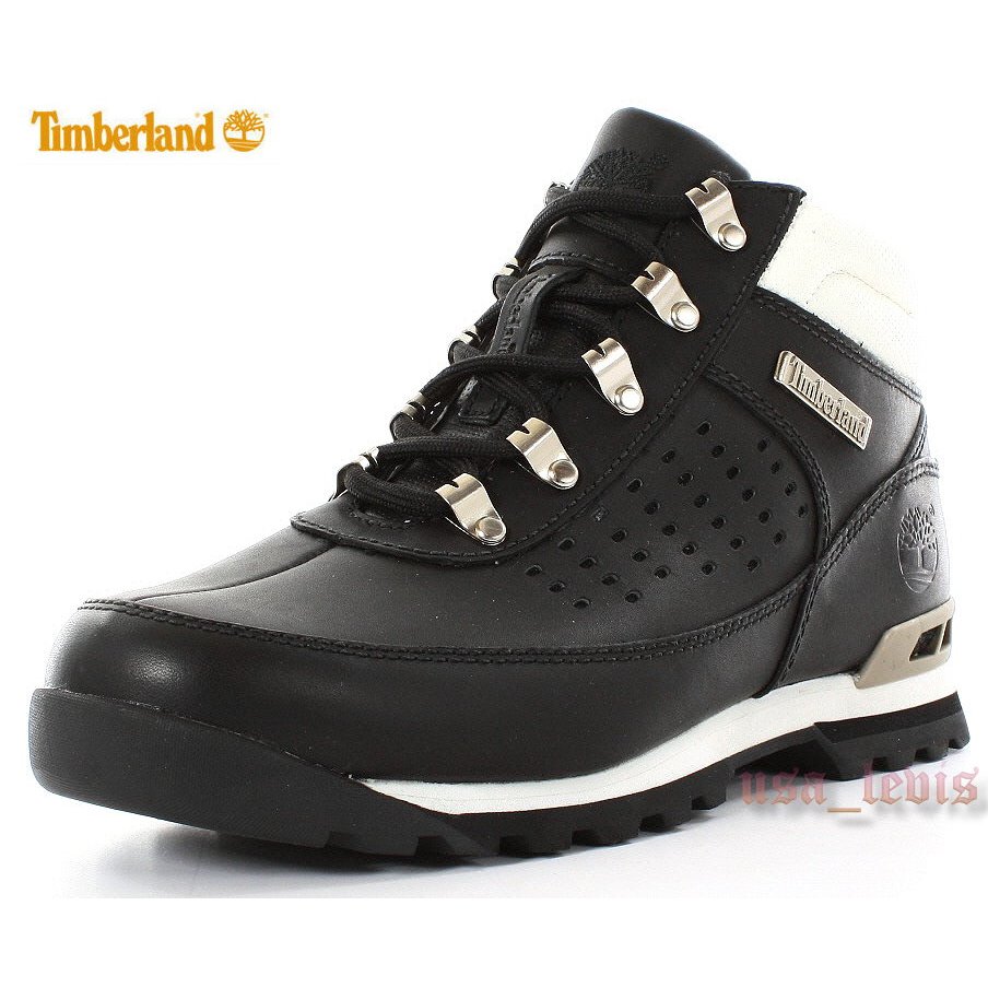 賠售8M現貨【Timberland】 Stamford Hiker Boot 黑色牛皮 氣墊 登山靴 徒步旅行者短靴
