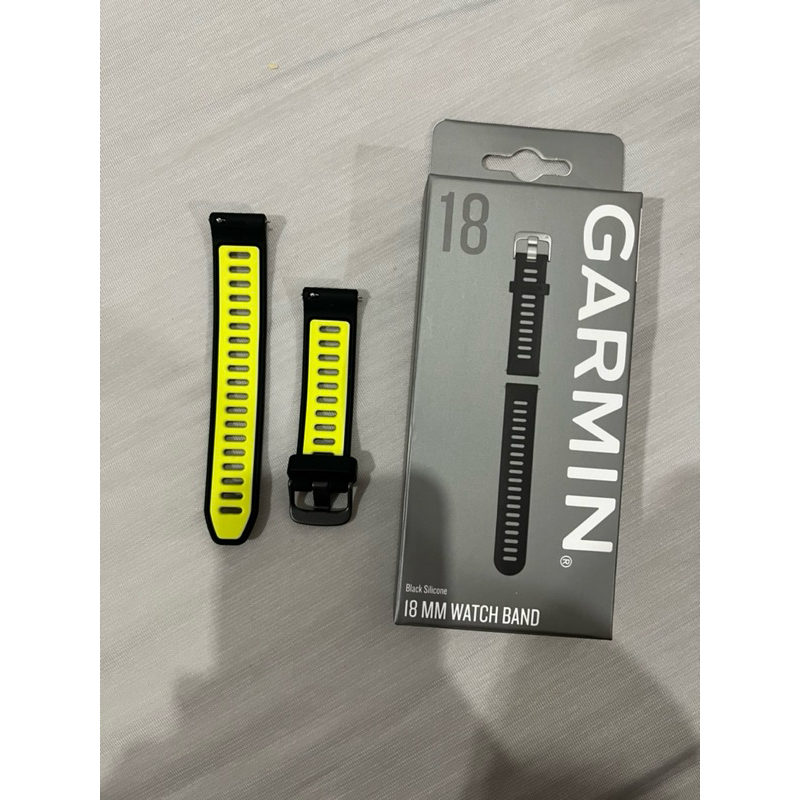 Garmin Quick release 率性黑矽膠錶帶 265s 18mm