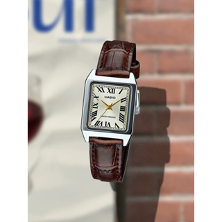 𝐤𝐢𝐦𝐦𝐲| CASIO正版復古二手手錶咖啡鱷魚紋錶帶⌚️小方復古防水指針錶⌚️輕奢羅馬數字