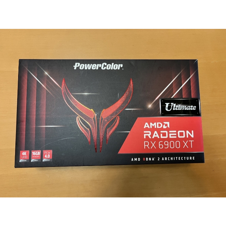 保固中撼訊RX 6900 XT Ultimate Red Devil OC RGB 16GB GDDR6 顯卡