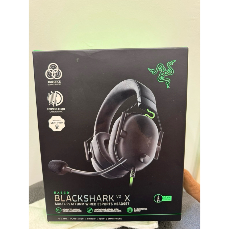 《Jeff電玩》 RAZER 雷蛇BLACKSHARK V2 X 黑鯊電競耳機