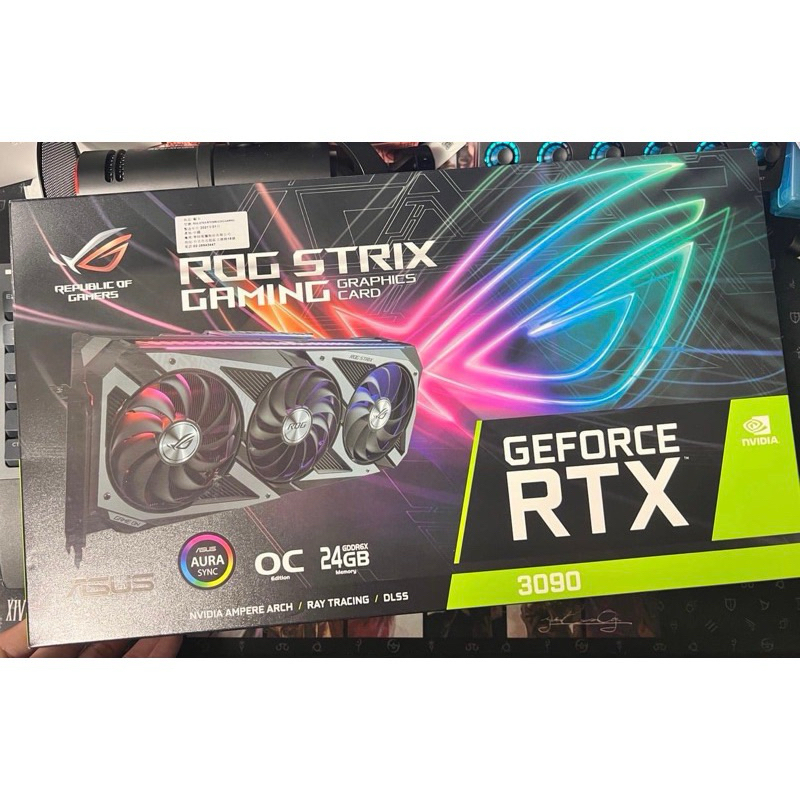 華碩 ASUS ROG STERIX RTX 3090 O24G 已註冊五年保固 RTX3090 非 RTX3080ti