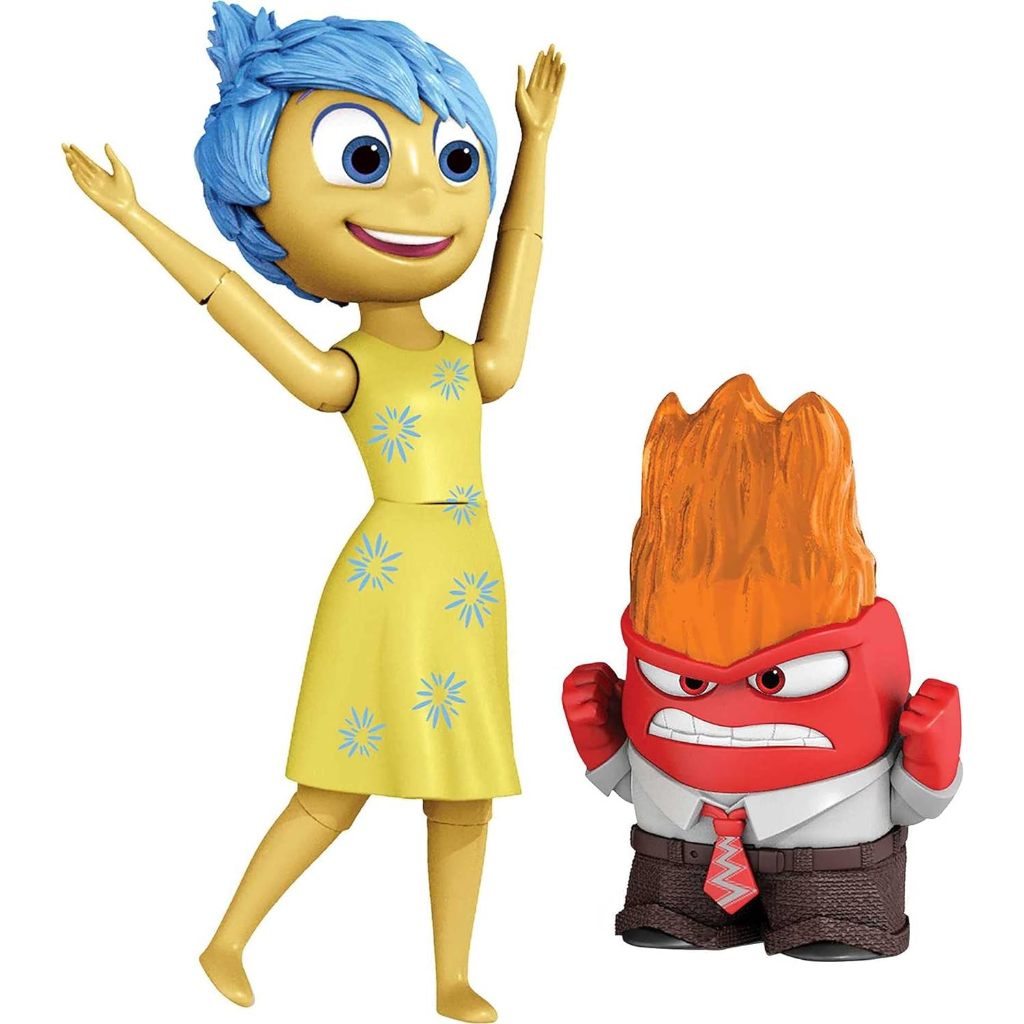 預購👍正版👍美國迪士尼腦筋急轉彎 Inside Out 2Mattel Anger & Joy 怒怒樂樂公仔玩具模型