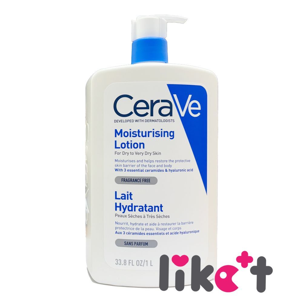 CeraVe 適樂膚 長效清爽保濕乳 1000ml 大容量 身體乳液 歐洲原裝直送 現貨供應