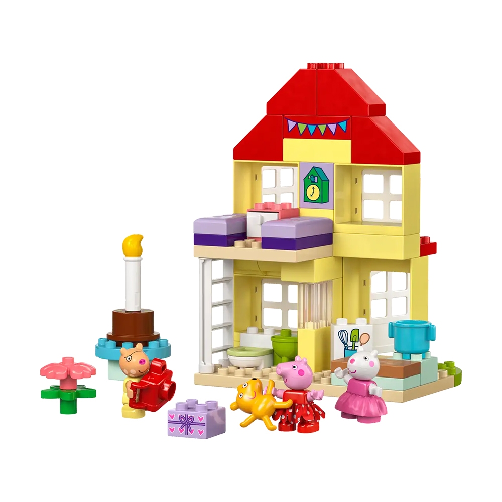 LEGO樂高 得寶幼兒系列 Peppa Pig Birthday House LG10433