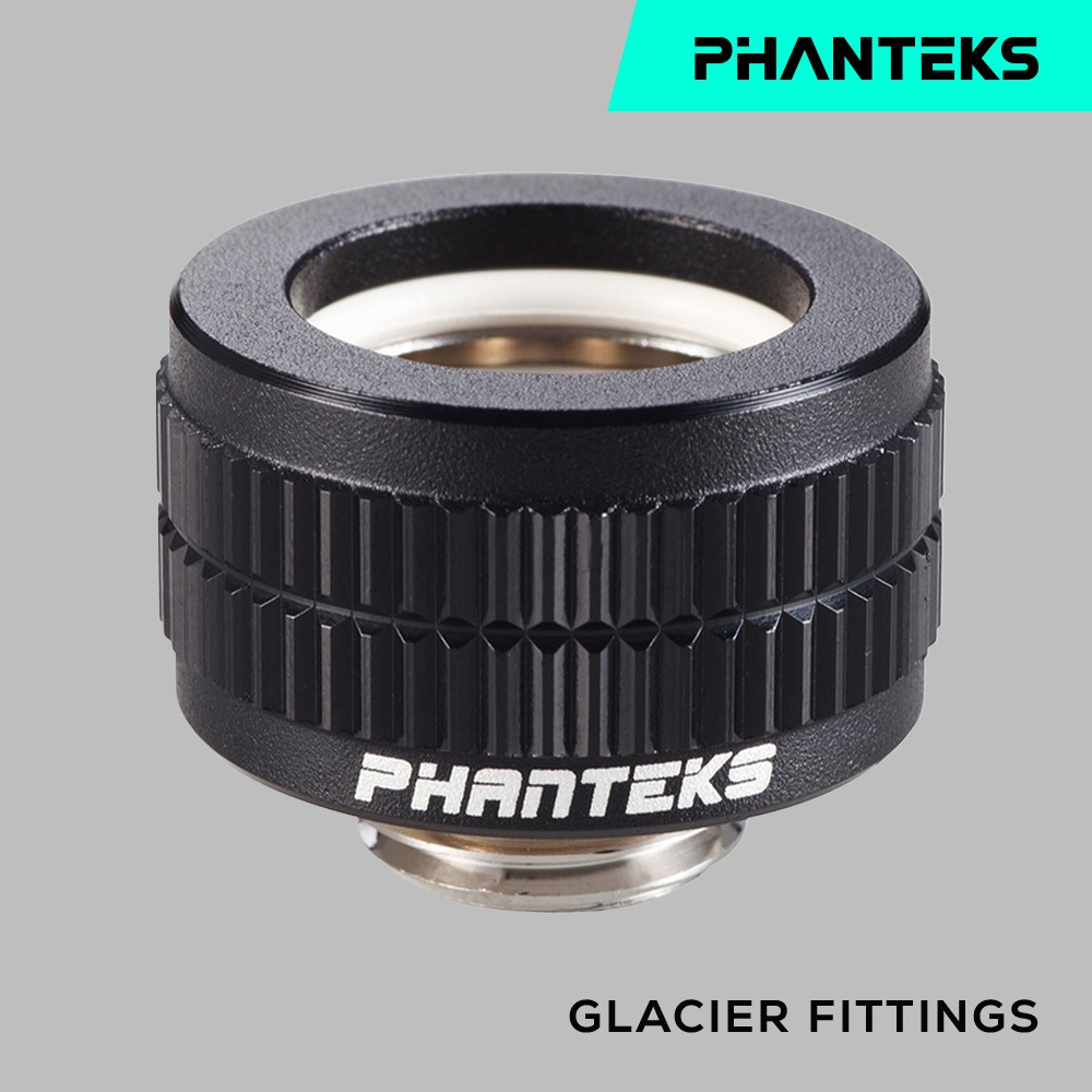 Phanteks 追風者 PH-HTC1612_BK G1/4 16mm硬管接頭 – 黑色