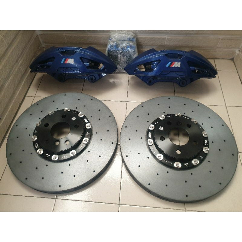 BMW G世代用最大號395大四活塞含大廠道普安395陶盤 Mp卡鉗 G20 G30 G01 G02 G05 G06