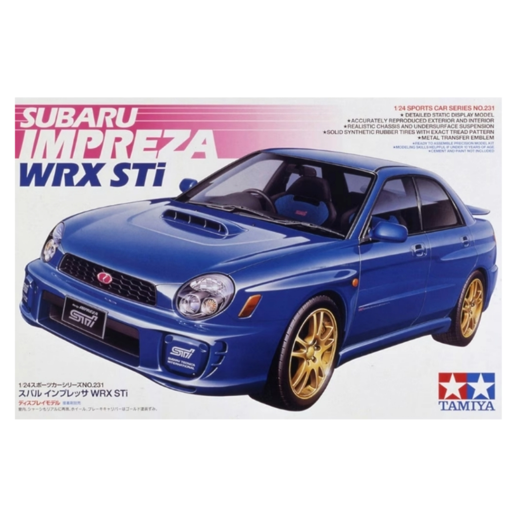田宮 1/24 Subaru Impreza WRX STI 貨號 24231