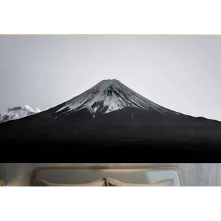✨台灣現貨🇹🇼（送安裝包+燈串）風景掛布 背景布 富士山 黑白 個性裝飾布 房間佈置 拍照背景 牆上裝飾 掛布 佈景