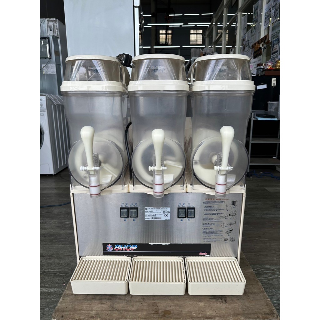 吉田二手傢俱❤SH-3GL 三槽雪泥冰沙機 雪泥機 果汁機
