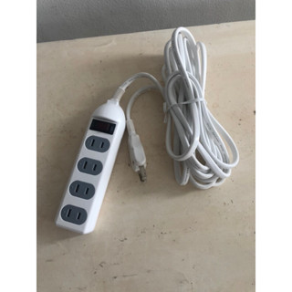 4插座延長線，威電牌，型號CK-2142，125V，15A，MAX.1650W，臺灣製，電線長度450公分
