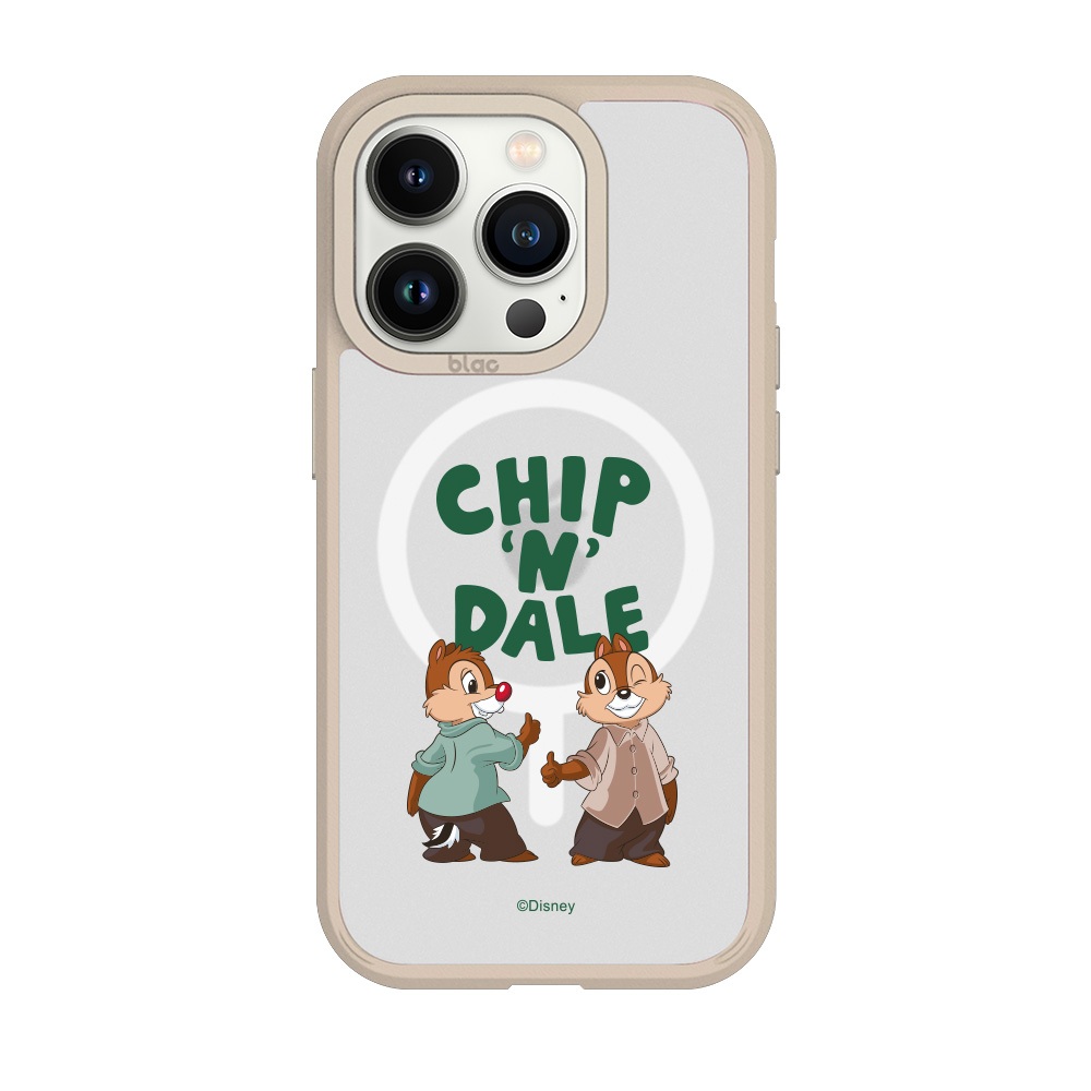 【TOYSELECT】Disney Life-奇奇與蒂蒂款極光霧透MagSafe iPhone手機殼
