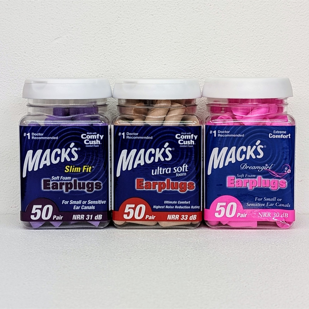 【惜物福利品全新微瑕】Mack's 耳塞 50對 粉色 膚色 紫色 macks DreamGirl 泡棉耳塞 睡眠耳塞