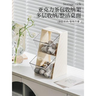 〖 〗茶包收納盒 茶葉膠囊咖啡收納 辦公室透明亞克力 桌面茶水間收納盒 吧檯置物架子
