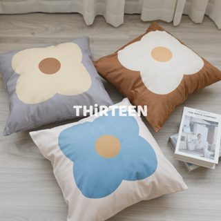 THiRTEEN拾叄家居◖韓系清新花朵抱枕 靠枕 北歐 枕頭套 抱枕套 枕頭 靠墊腰靠 沙發靠枕 沙發抱枕