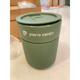 （全新）皮爾卡登金尊陶瓷手拿杯組（兩入）Pierre Cardin。股東會紀念品。防燙矽膠杯套。好洗。滑扣防塵。耐高低溫
