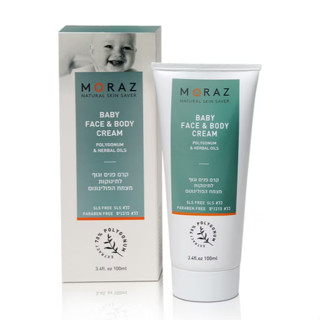 ✿新信義藥局✿ 茉娜姿moraz 嬰兒植物臉部&身體精華柔膚霜100ml