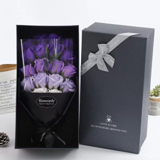 花束禮盒永生花香皂花 假花 仿真花 情人節花束 18朵花束 玫瑰花 情人節禮物 畢業禮物 教師節禮物 母親節禮物 情人節