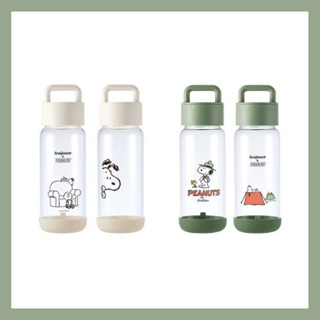 【SNOOPY復刻黑白提把隨行玻璃杯710ml】康寧餐具®共2款